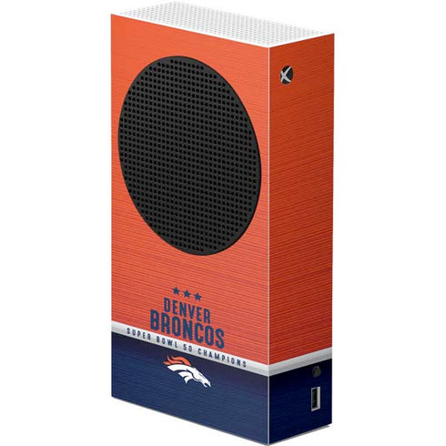 NFL Denver Broncos Super Bowl 50 Champions Xbox Series S Console Skin